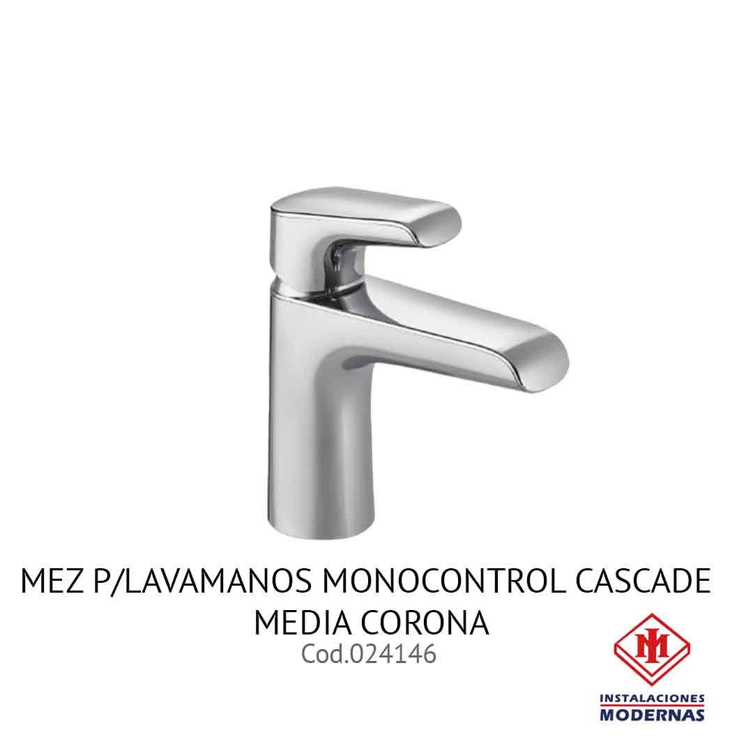 MEZ P/LAVAMANOS MONOCONTROL CASCADE MEDIA CORONA