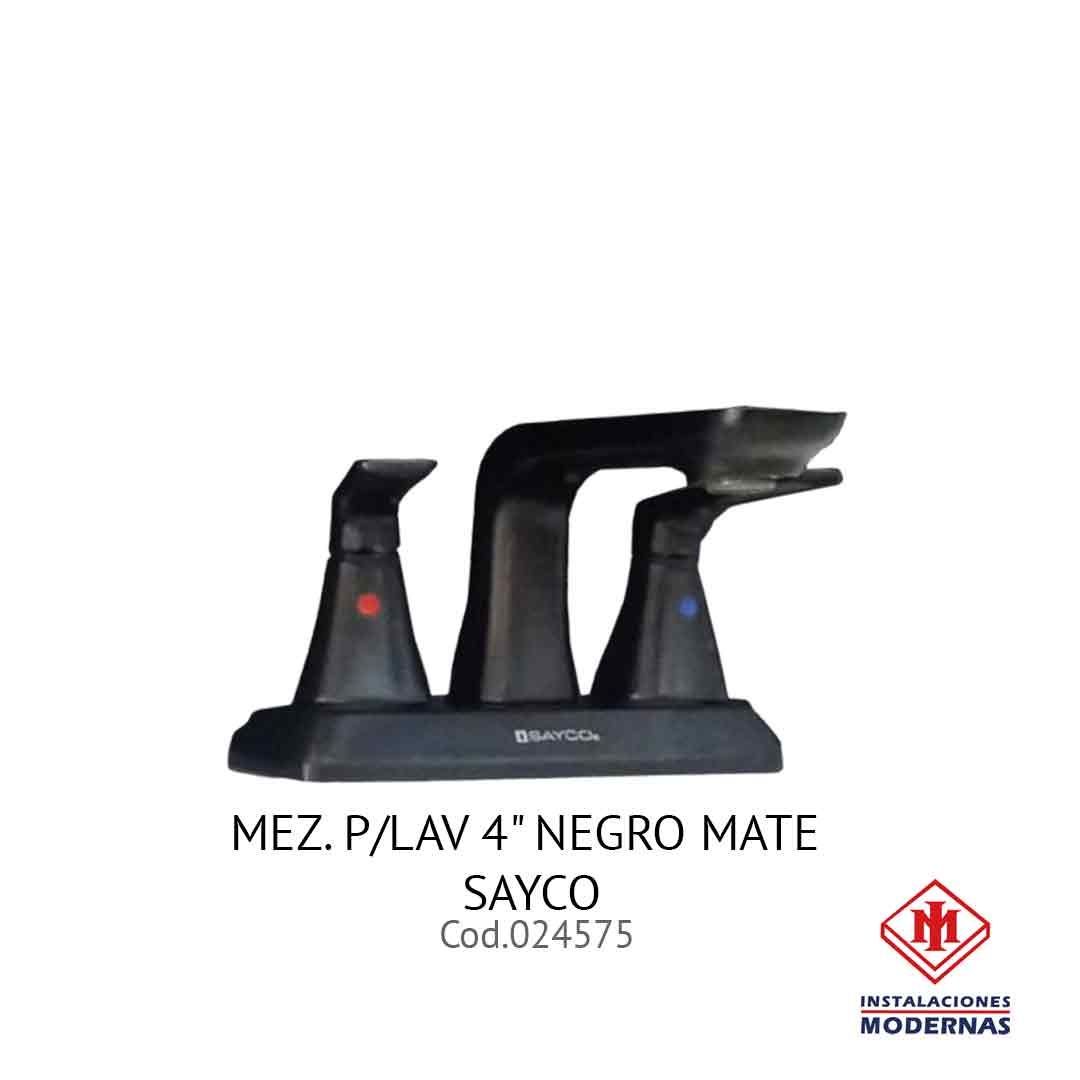 MEZ. P/LAV 4&quot; NEGRO MATE SAYCO