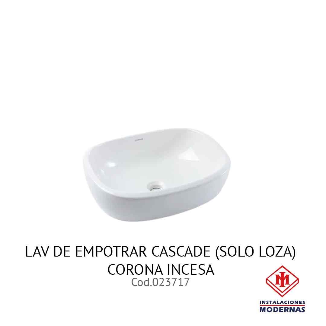 LAV DE EMPOTRAR CASCADE (SOLO LOZA)CORONA INCESA