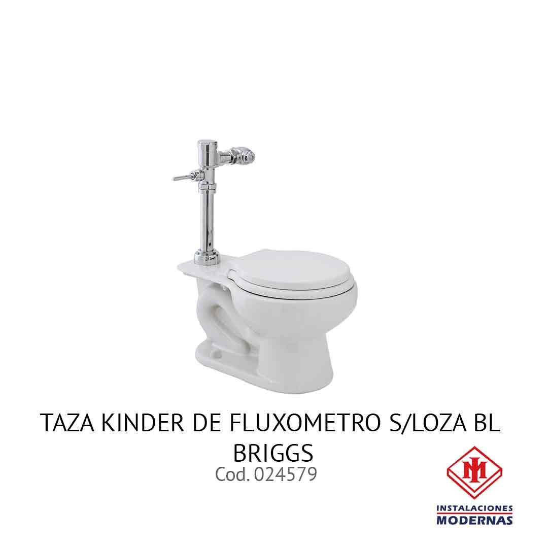 TAZA KINDER DE FLUXOMETRO S/LOZA BL BRIGGS