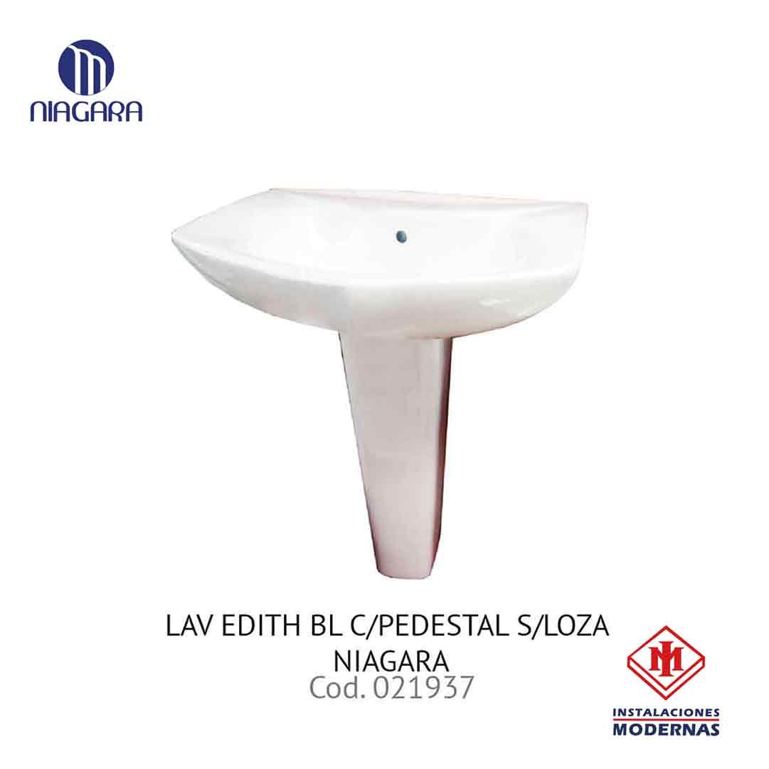 LAV EDITH BL C/PEDESTAL S/LOZA NIAGARA