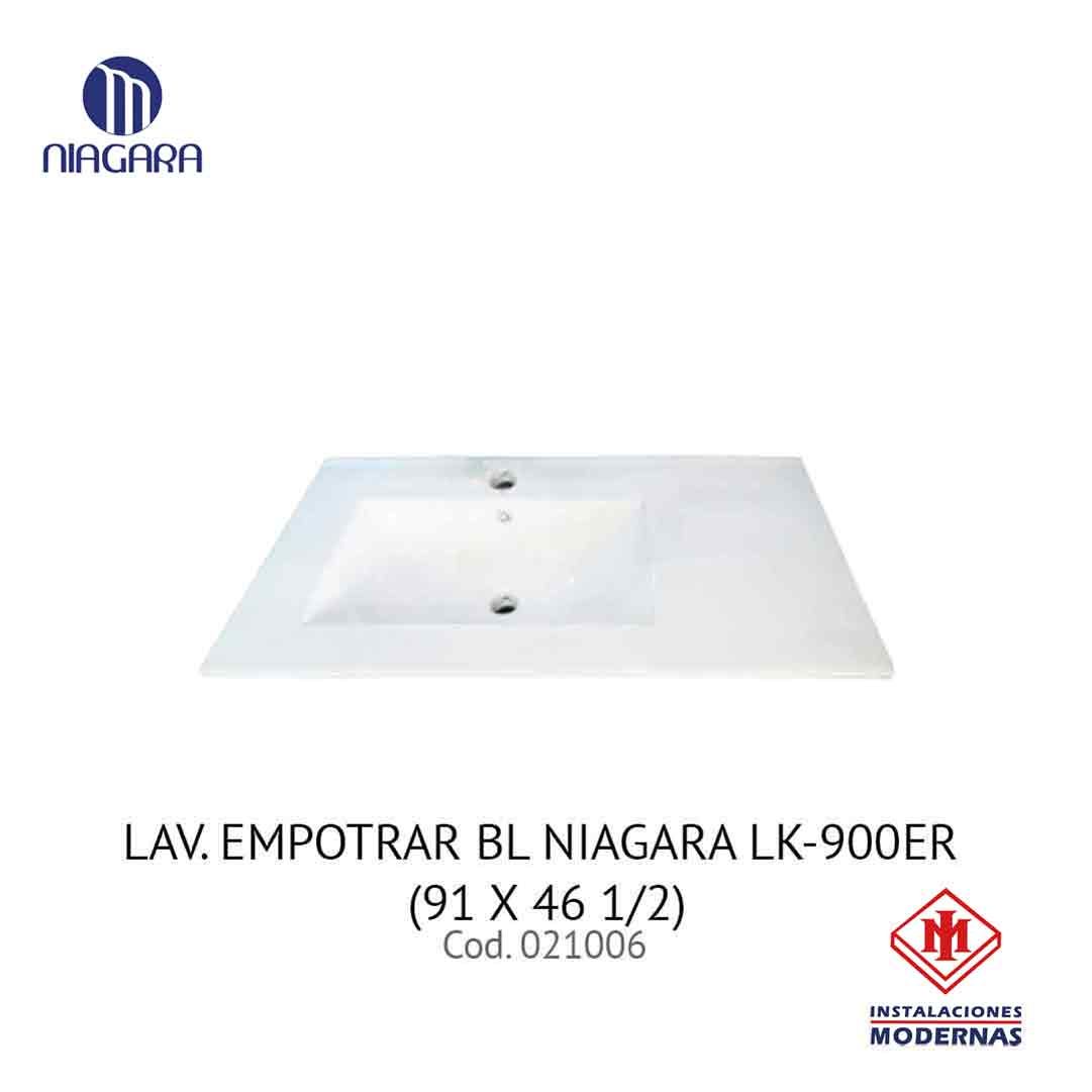 LAV. EMPOTRAR BL NIAGARA LK-900ER (91 X 46 1/2)