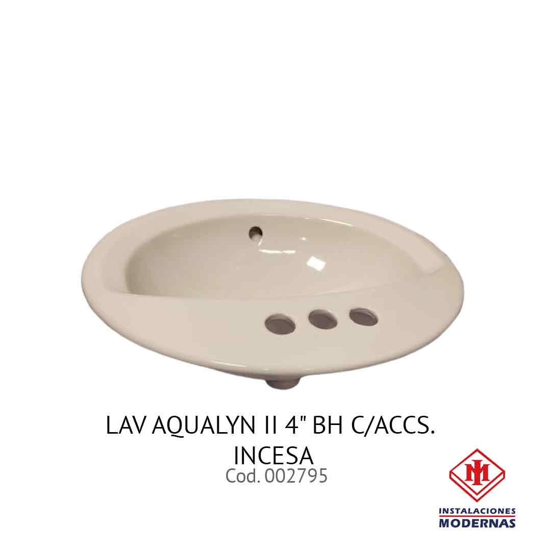 LAV AQUALYN II 4&quot; BH C/ACCS. INCESA