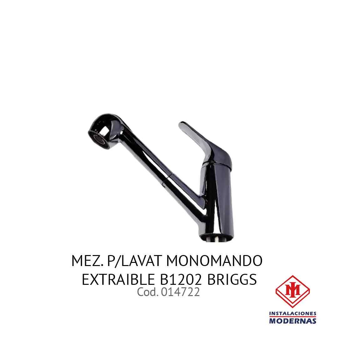 MEZ. P/LAVAT MONOMANDO EXTRAIBLE B1202 BRIGGS