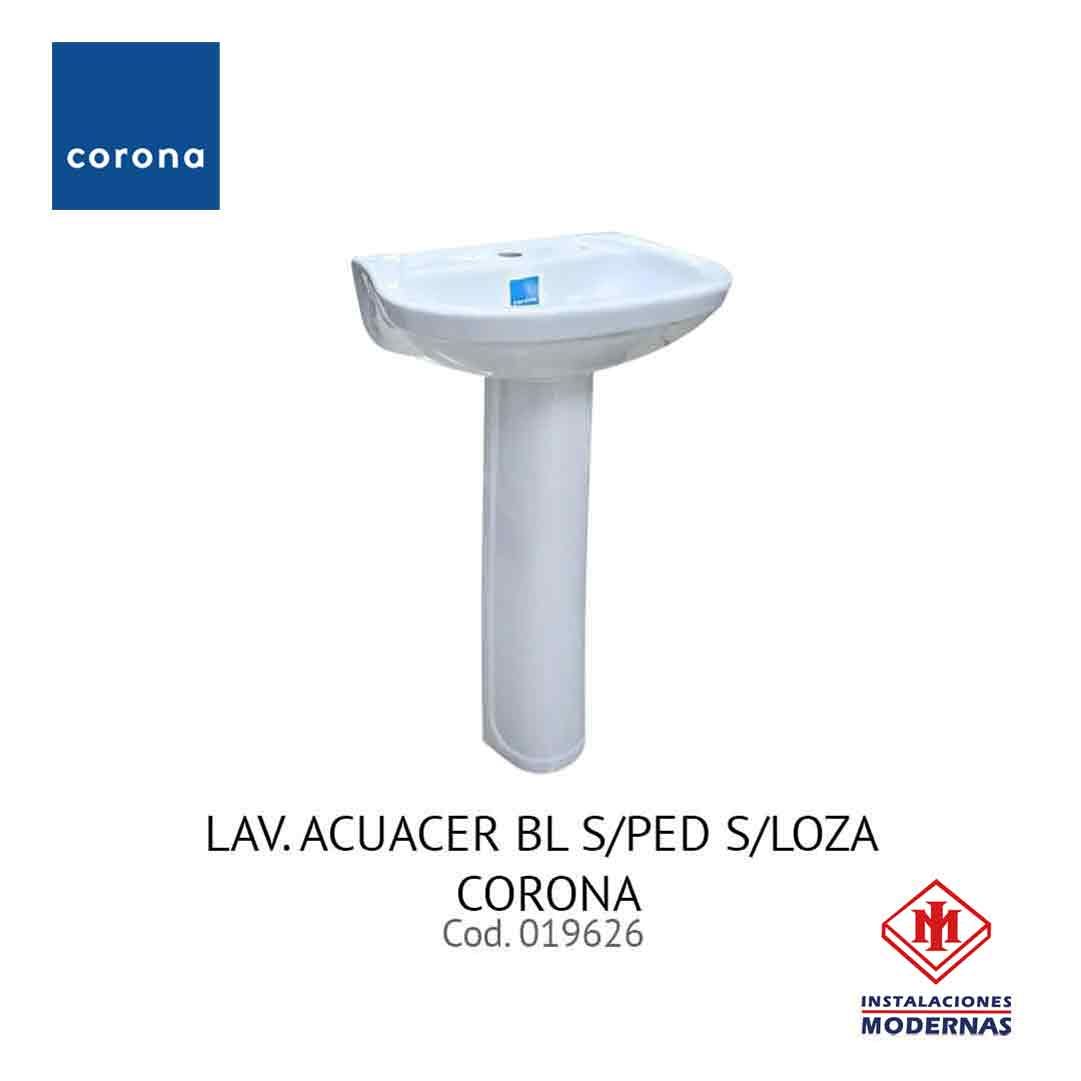 LAV. ACUACER BL S/PED S/LOZA CORONA