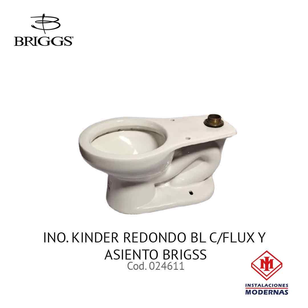 INO. KINDER REDONDO BL C/FLUX Y ASIENTO BRIGSS