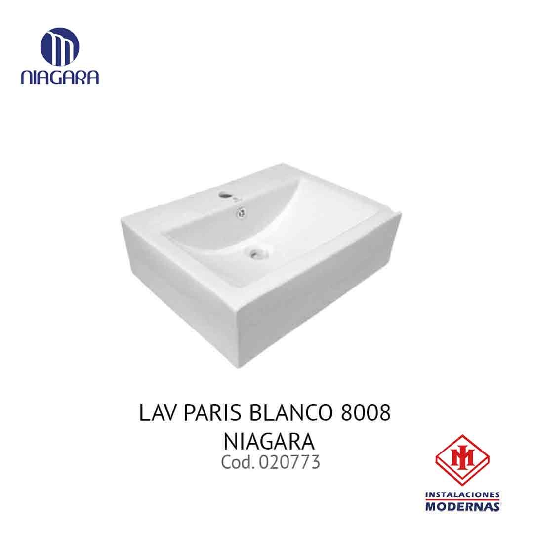 LAV PARIS BLANCO 8008 NIAGARA LAV PARIS BLANCO 8008 NIAGARA