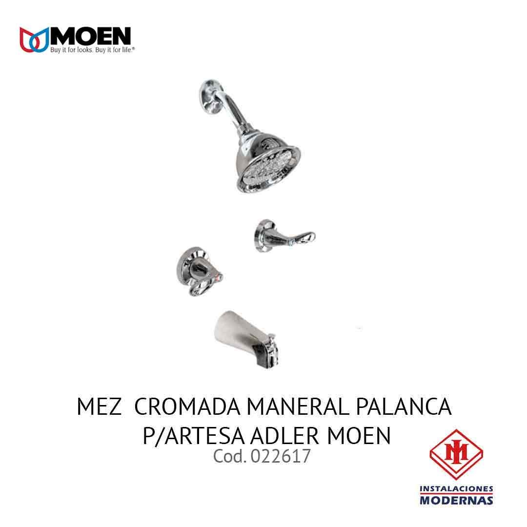 MEZ  CROMADA MANERAL PALANCA P/ARTESA ADLER MOEN