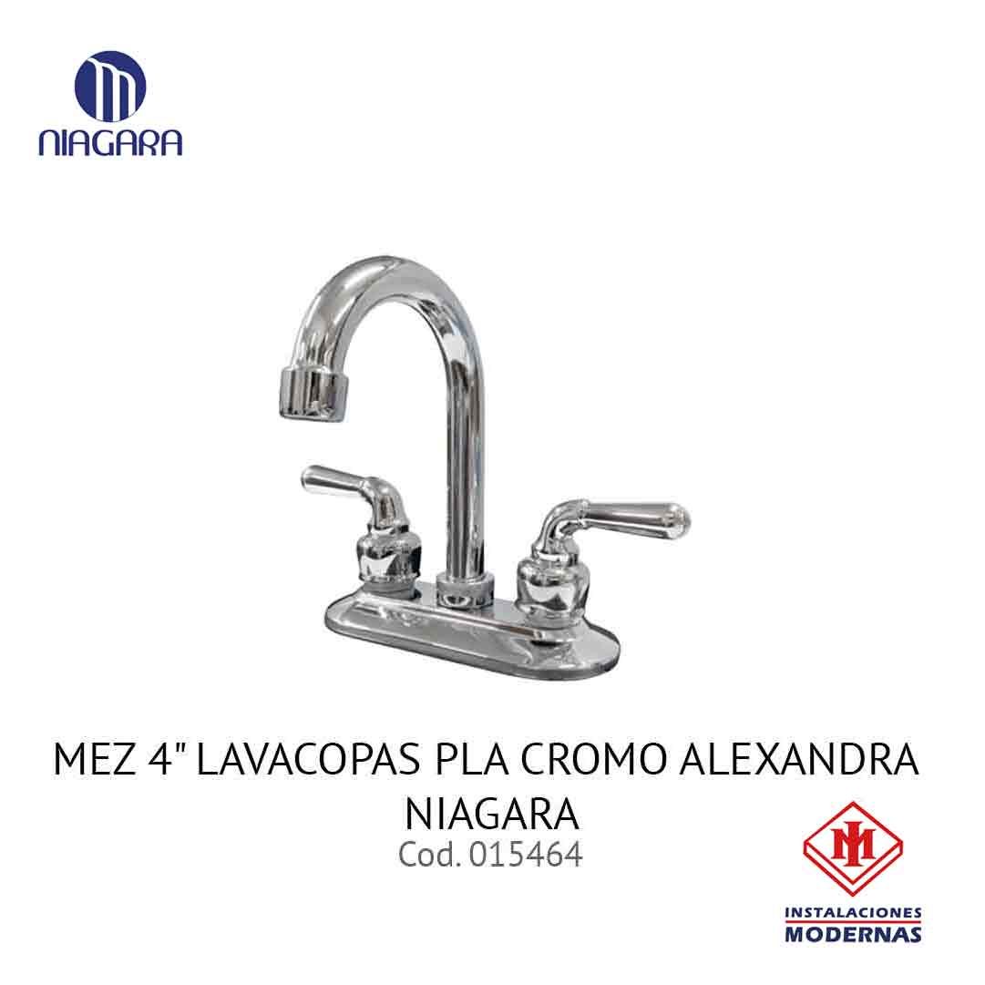 MEZ 4&quot; LAVACOPAS PLA CROMO ALEXANDRA NIAGARA