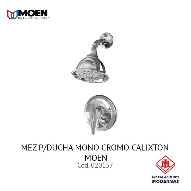 MEZ P/DUCHA MONO CROMO CALIXTON MOEN