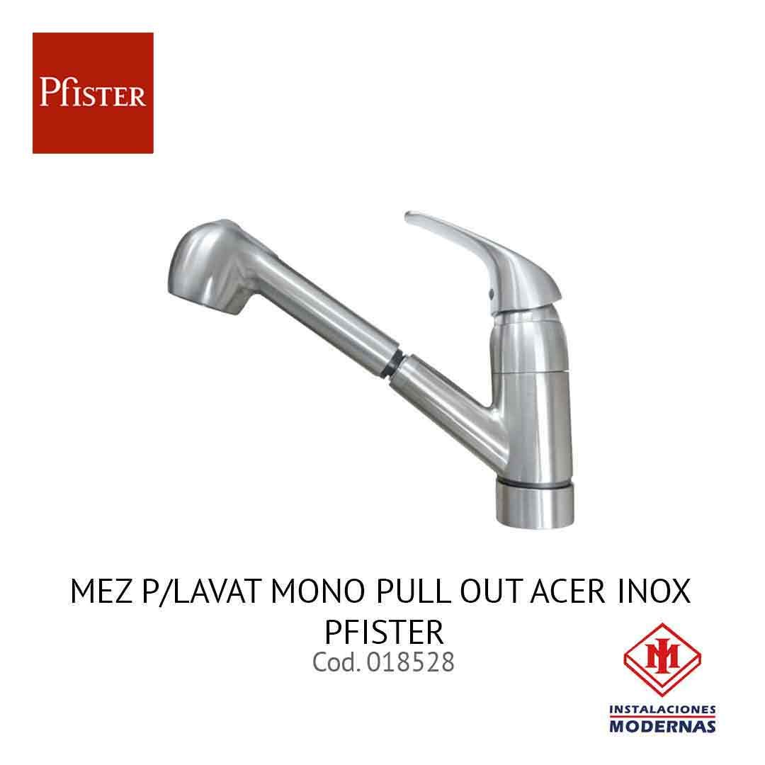 MEZ P/LAVAT MONO PULL OUT ACER INOX PFISTER