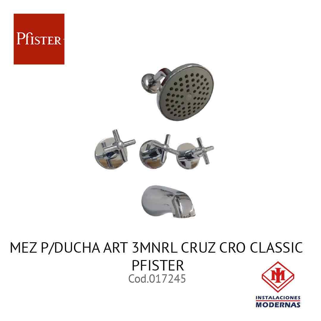 MEZ P/DUCHA ART 3MNRL CRUZ CRO CLASSIC PFISTER