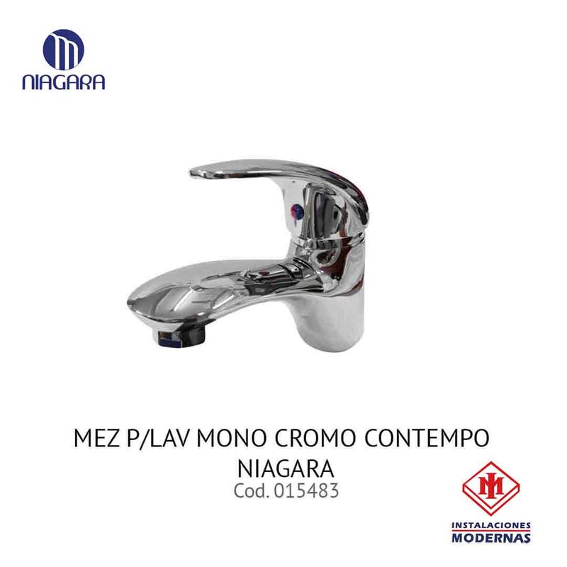 MEZ P/LAV MONO CROMO CONTEMPO NIAGARA MEZ P/LAV MONO CROMO CONTEMPO NIAGARA