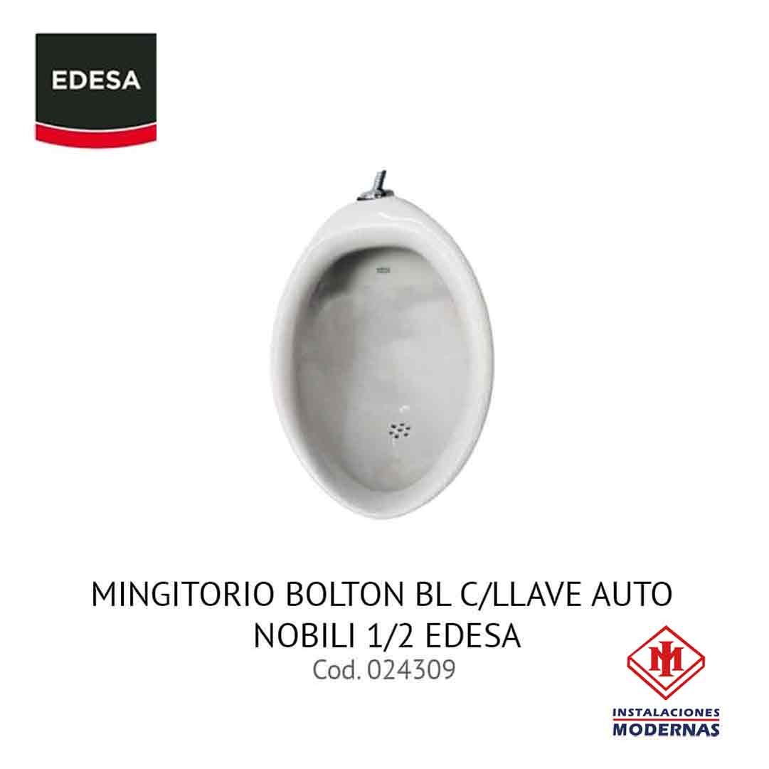 MINGITORIO BOLTON BL C/LLAVE AUTO NOBILI 1/2 EDESA