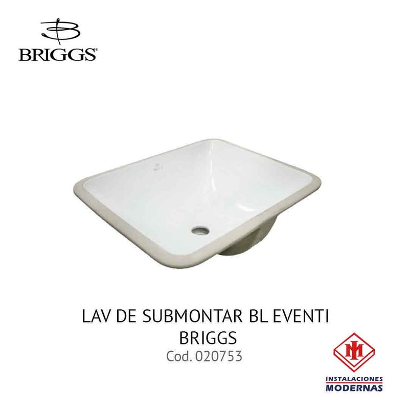 LAV DE SUBMONTAR BL EVENTI BRIGGS
