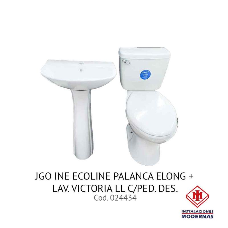JGO INO ECOLINE PALANCA ELONG + LAV. VICTORIA LL C/PED. DES.