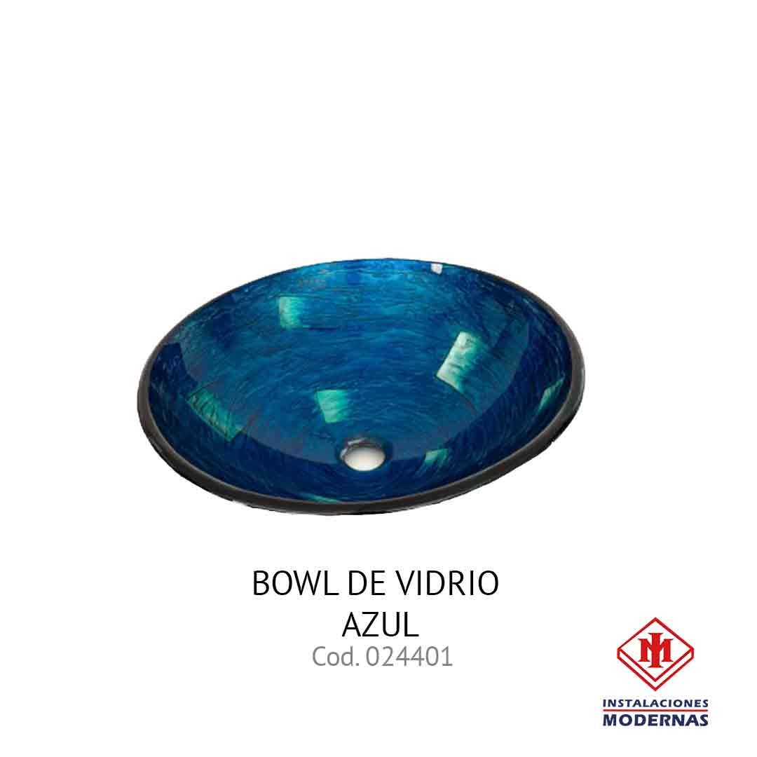 BOWL DE VIDRIO AZUL