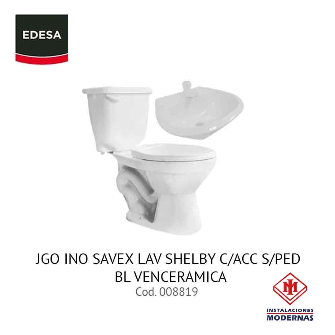 JGO INO SAVEX LAV SHELBY C/ACC S/PED BL VENCERAMICA