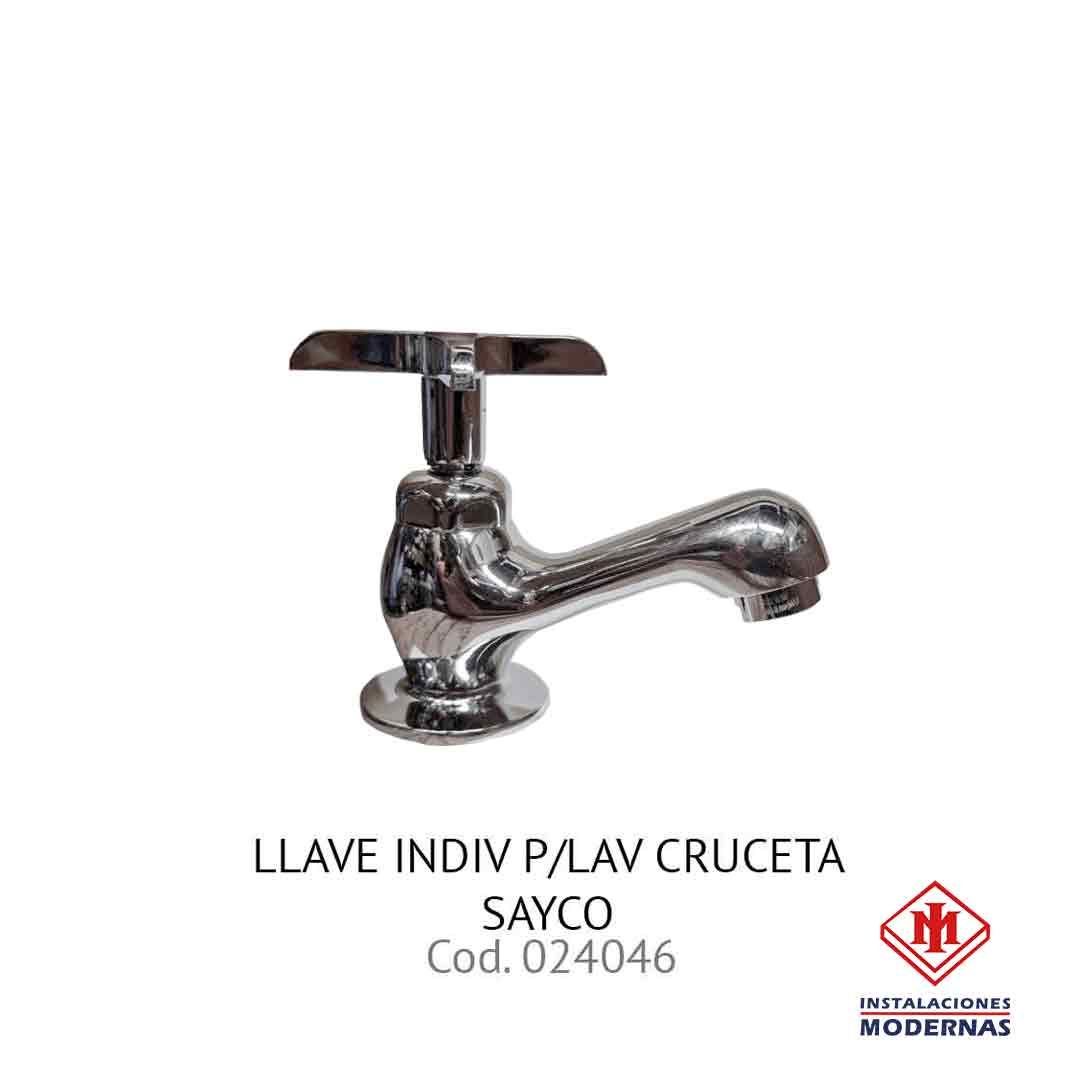 LLAVE INDIV P/LAV CRUCETA SAYCO