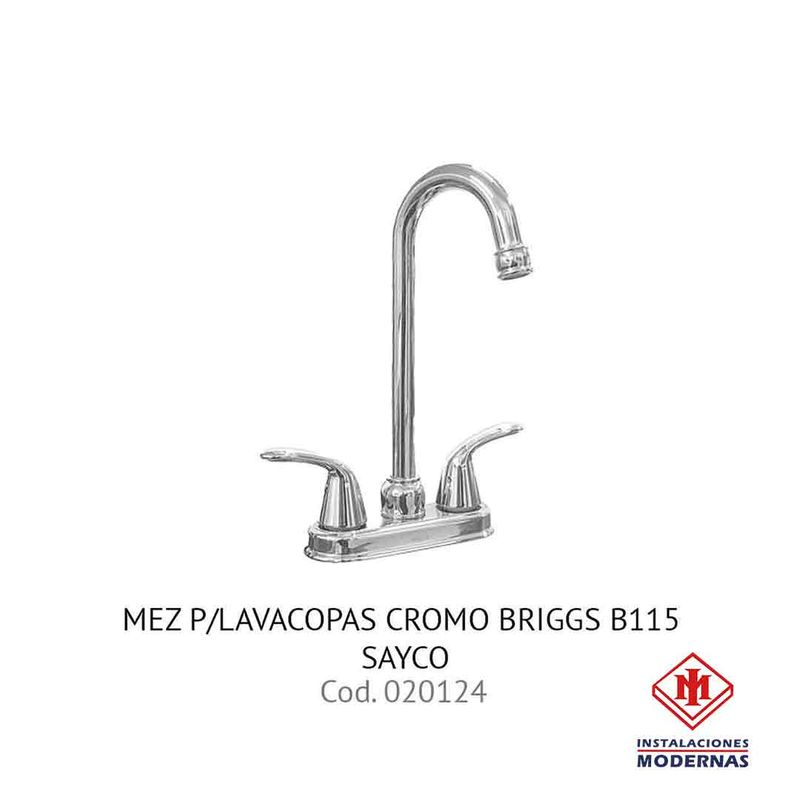 MEZ P/LAVACOPAS CROMO BRIGGS B115 SAYCO