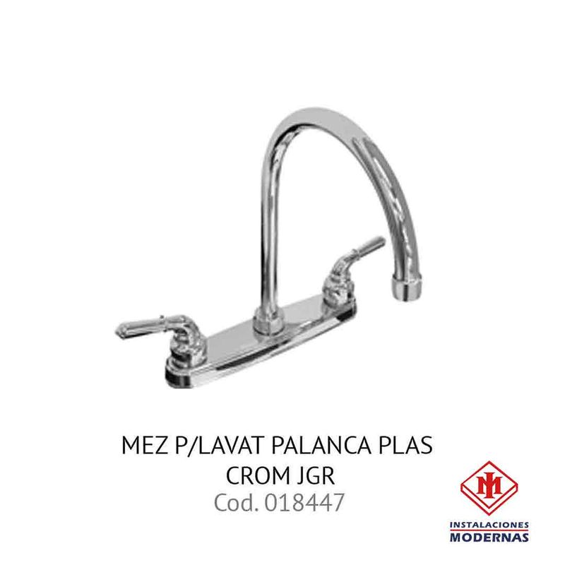 MEZ P/LAVAT PALANCA PLAS CROM JGR