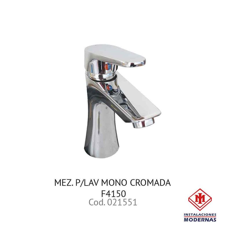 MEZ. P/LAV MONO CROMADA F4150