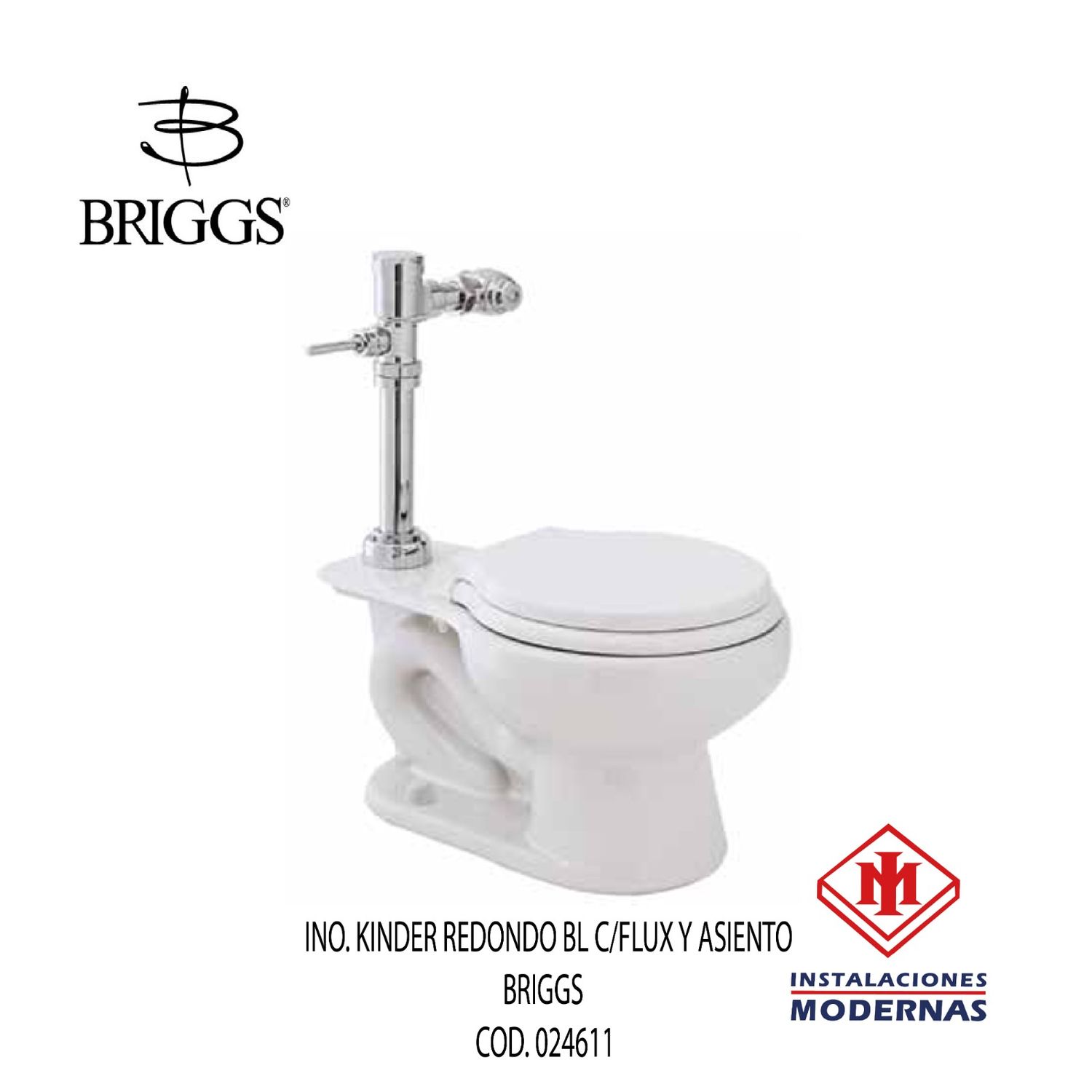 INO. KINDER REDONDO BL C/FLUX Y ASIENTO BRIGSS INO. KINDER REDONDO BL C/FLUX Y ASIENTO BRIGSS