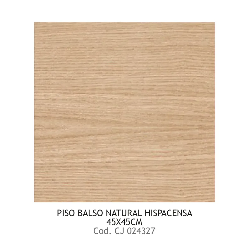 PISO 45X45 BALSO NATURAL HISPACENSA 7 UXCJ