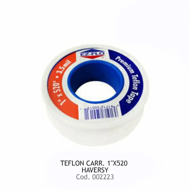 TEFLON CARR. 1"X520 HAVERSY TEFLON CARR. 1"X520 HAVERSY