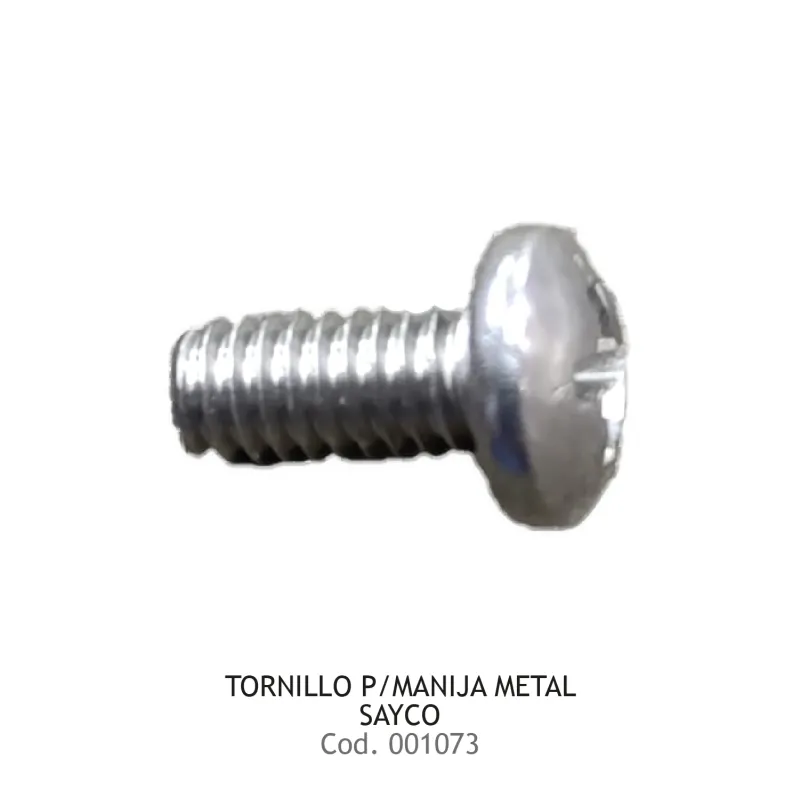 TORNILLO P/MANIJA METAL SAYCO TORNILLO P/MANIJA METAL SAYCO