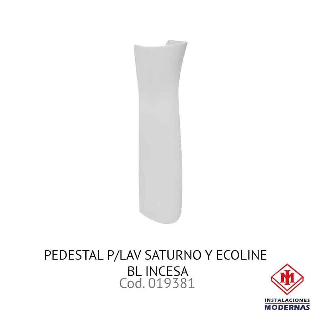 PEDESTAL P/LAV SATURNO Y ECOLINE BL INCESA