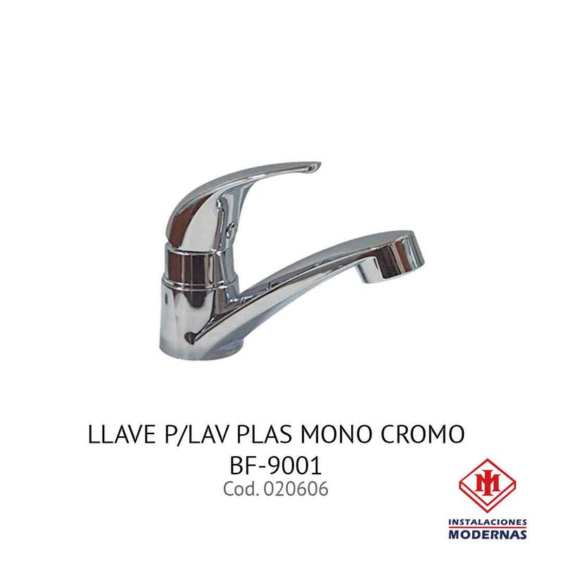 LLAVE P/LAV PLAS MONO CROMO BF-9001