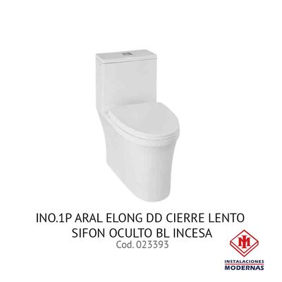 INO.1P ARAL ELONG DD CIERRE LENTO SIFON OCULTO BL INCESA