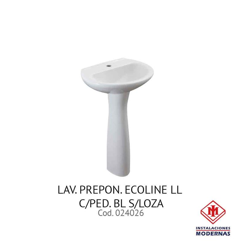 LAV. PREPON. ECOLINE LL C/PED. BL S/LOZA