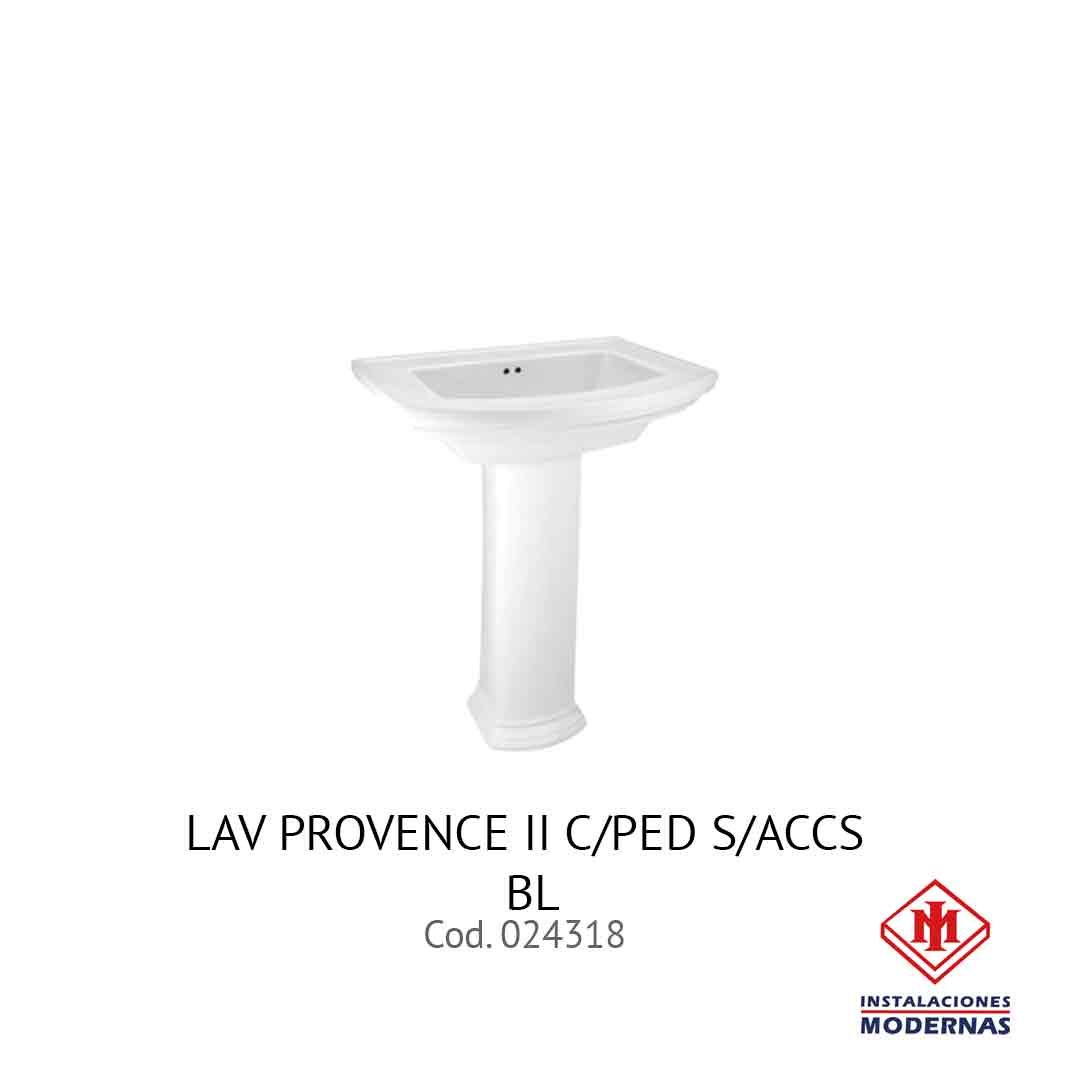 LAV PROVENCE II C/PED S/ACCS BL