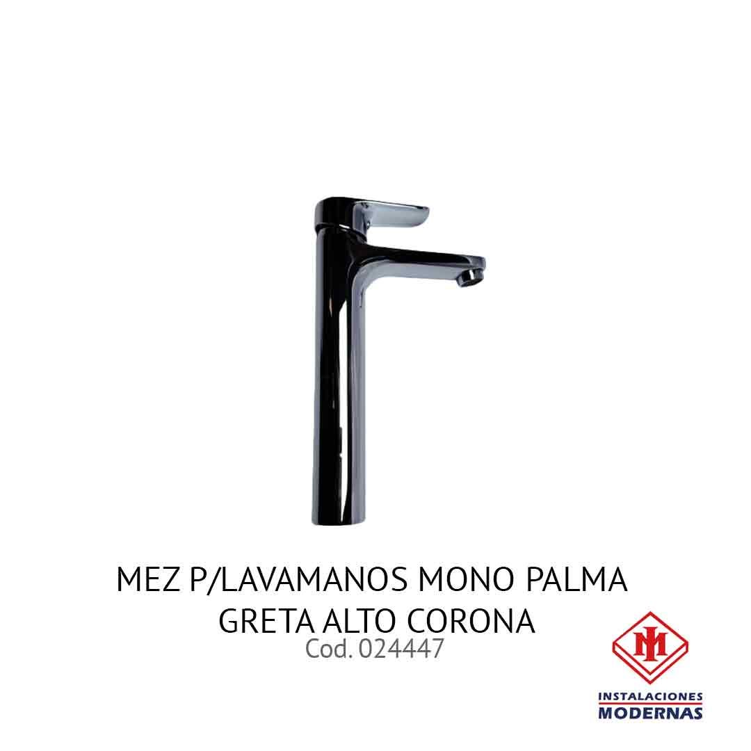 MEZ P/LAVAMANOS MONO PALMA GRETA ALTO CORONA
