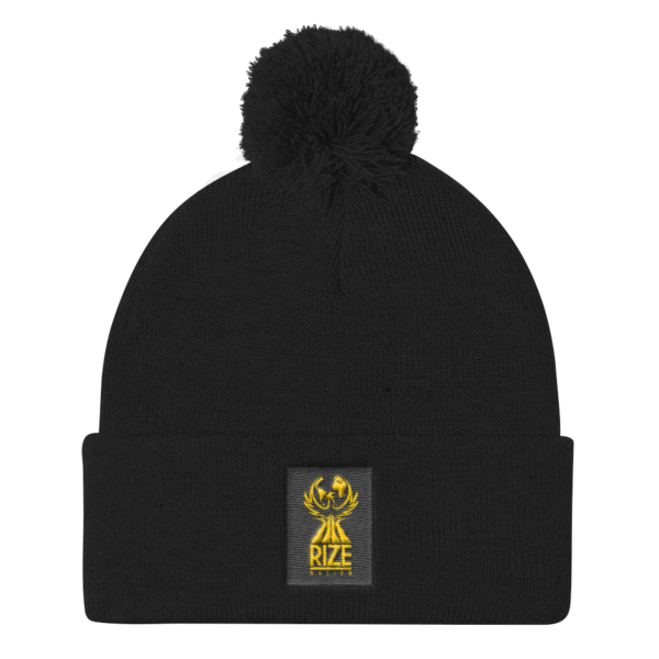 Sportsman Pom Beenie, Color: Black