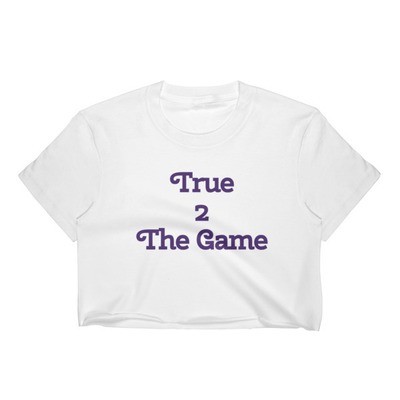 "True 2 The Game" half shirt