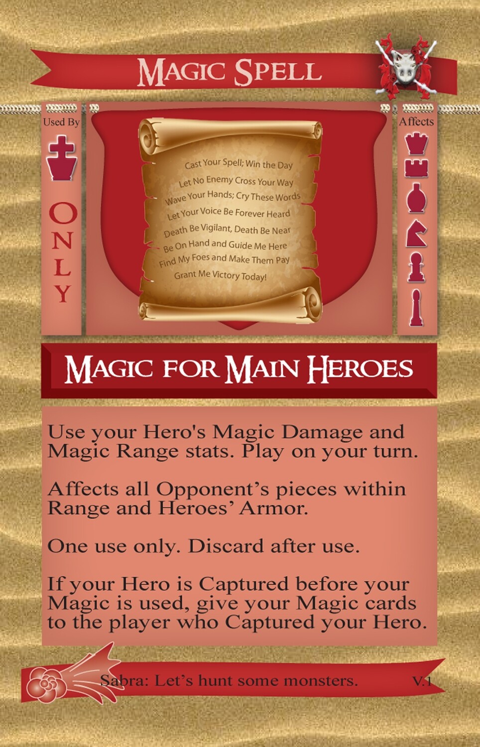 7. Hero&#39;s Magic Scroll Cards