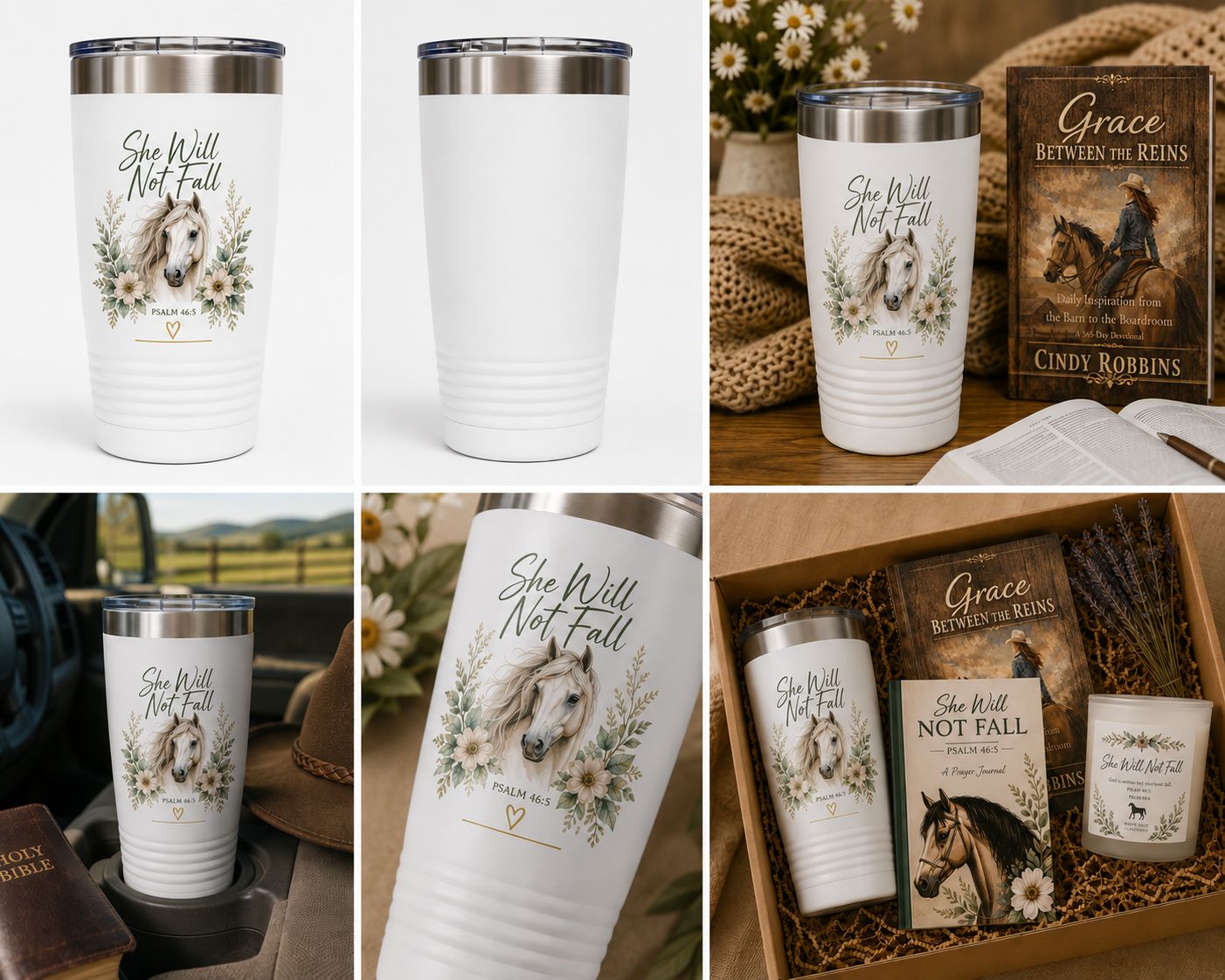 She Will Not Fall Insulated Tumbler