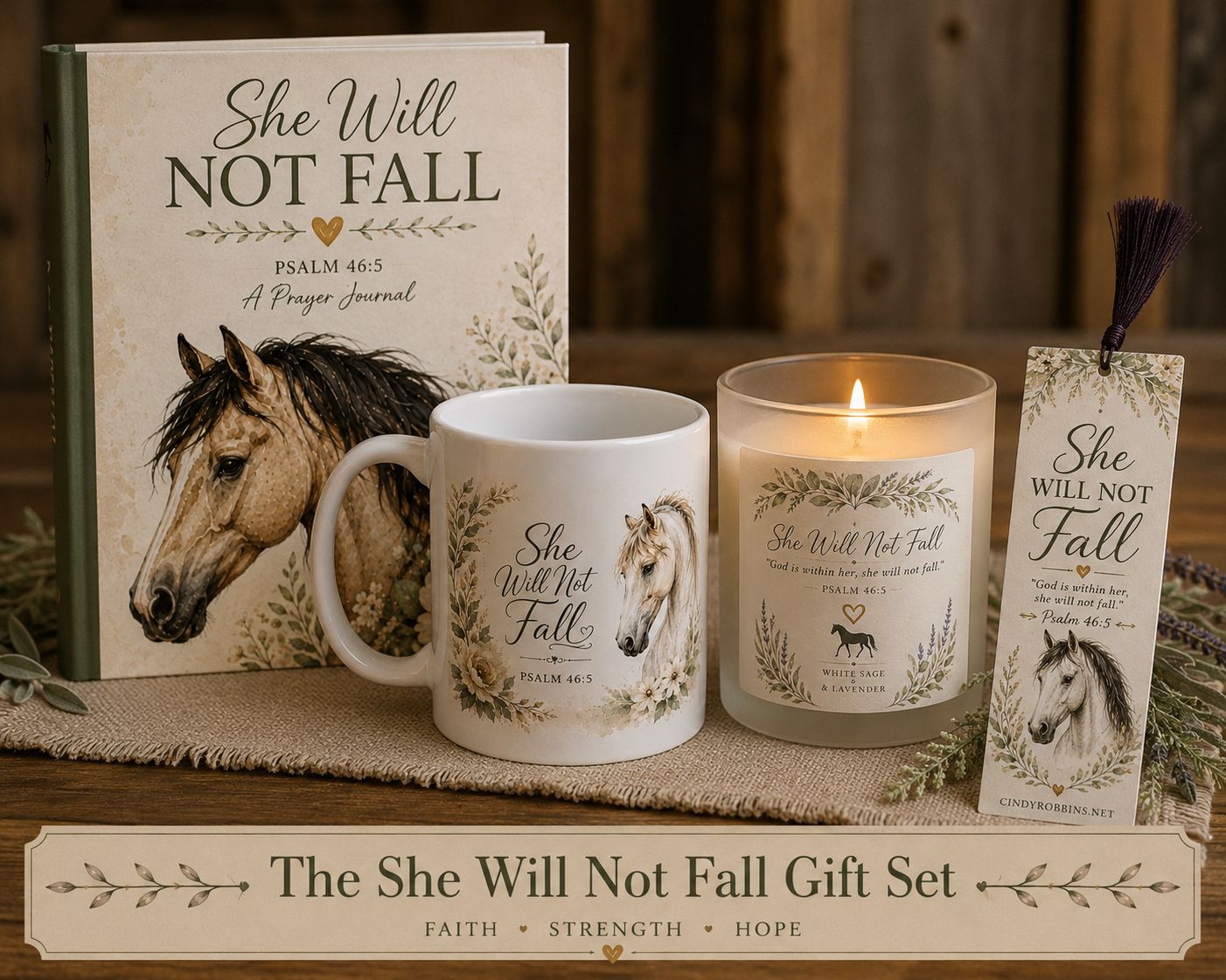 The She Will Not Fall Gift Set