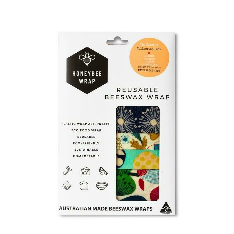 Honeybee Wraps - The Kitchen Collection Pack (4)