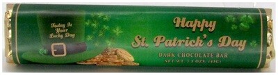 ST. PATRICK'S DAY GOURMET SINGLE CHOCOLATE BAR - DARK
