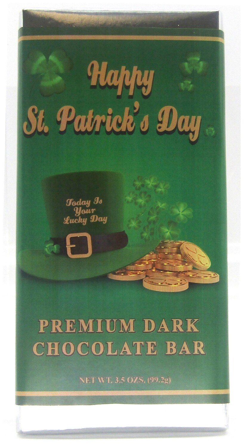 ST. PATRICK'S DAY PREMIUM DARK CHOCOLATE BAR