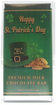 ST. PATRICK'S DAY PREMIUM MILK CHOCOLATE BAR