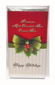 XMAS Large Premium Milk Chocolate Crunch Bar