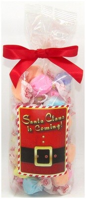 Santa Claus Is Coming Bag Of Gourmet Fruit Flavored Taffy