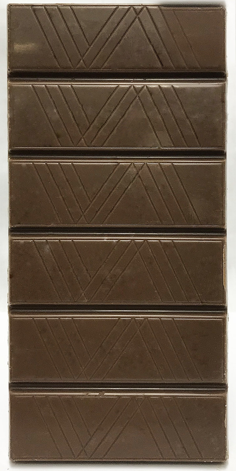 Las Vegas Wedding Bar - Large 3.5oz Milk Chocolate Crisp Abstract Design