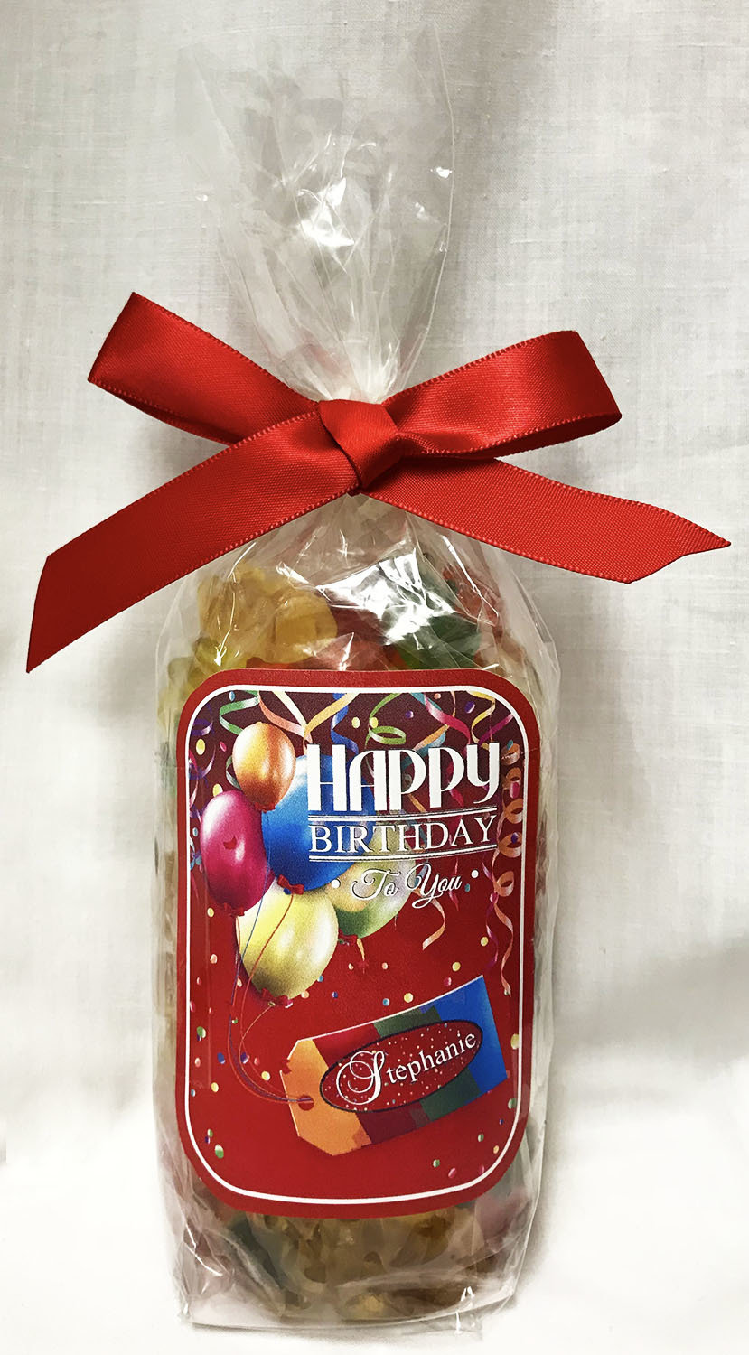 Happy Birthday Gummi Bears in a Bag