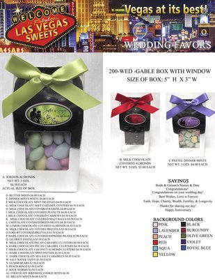 Las Vegas Wedding Gable Box